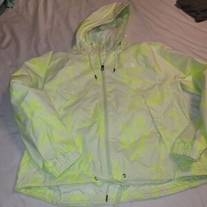The North Face Women's Antora Hooded Hoodie Wet Rain Jacket Yellow